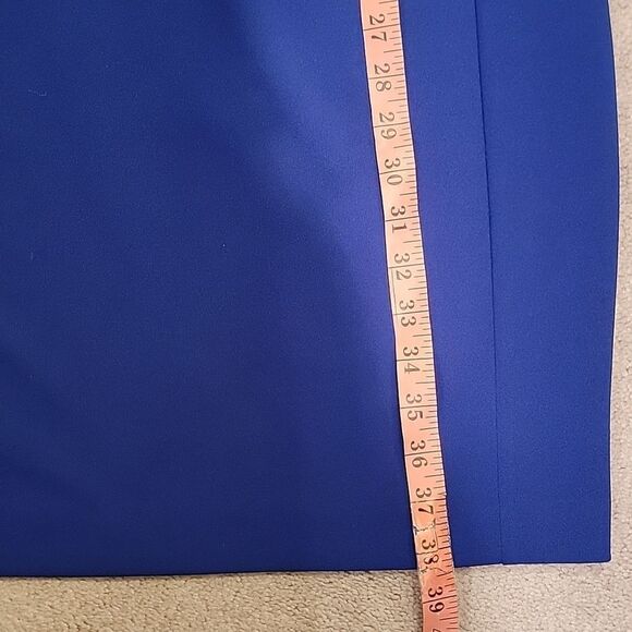 Calvin Klein Elegant Blue Sleeveless Dress Sz 8 - Picture 5 of 8